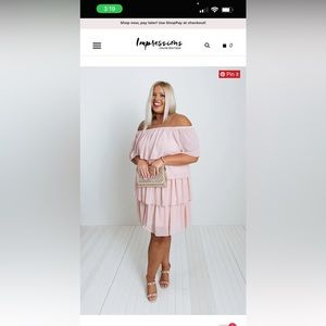 Impressions Ruffle Dress